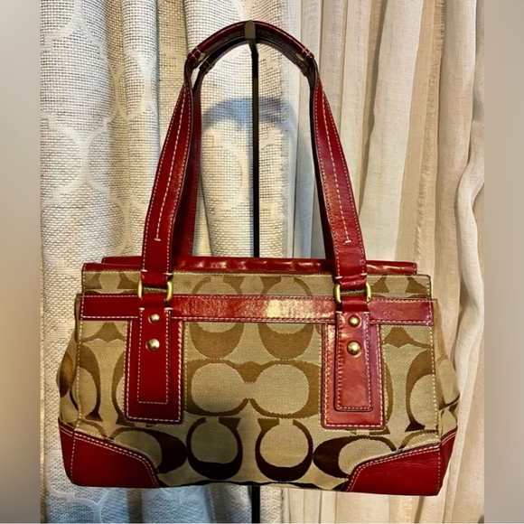 Coach Vintage Signature C Hampton EUC - Picture 3 of 12